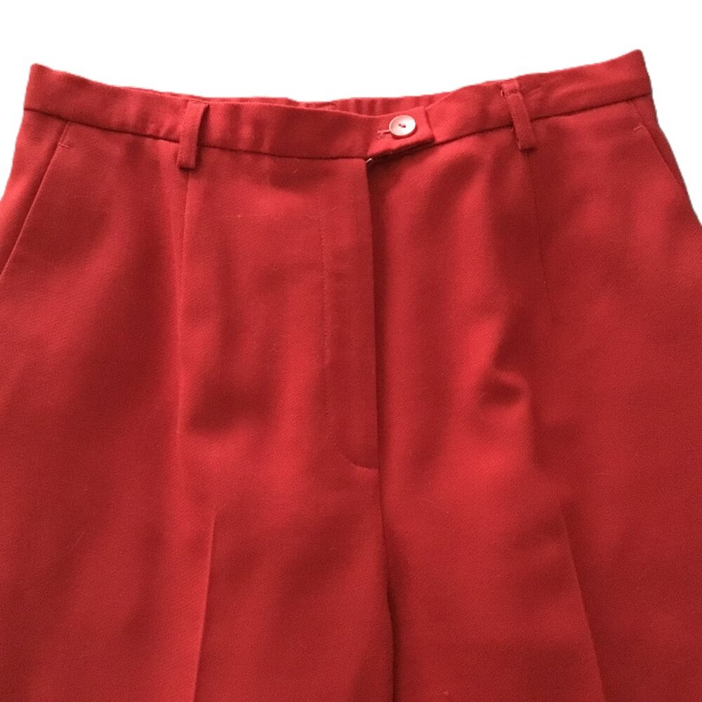 Pendleton‎ Women’s Red Wool Slacks Size 8 Fully Lined.
